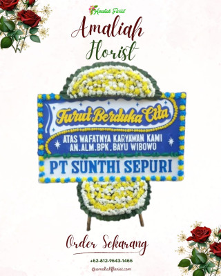 Papan Bunga Duka di Buaran Bambu