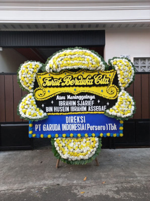 Papan Bunga Duka di Buaran Bambu
